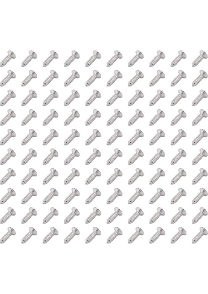 Strat &amp; Tele Için 100 Pcs Gitar ve Bas Pickguard Vidaları, Gümüş (Yurt Dışından) fiyatları