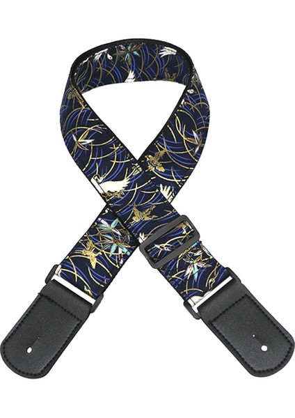 Evrensel Kişiselleştirilmiş Gitar Kayışları - Elektro Gitar Kayışları, Halk Gitar Kayışları, Mavi (Yurt Dışından)