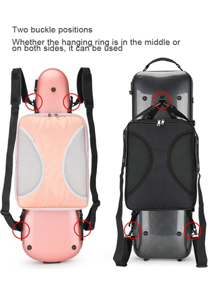 Evrensel Keman Karbon Fiber Kasa Sert Kasa Kare Hafif Müzik Sayfası Çantası, Mavi (Yurt Dışından) fırsatları