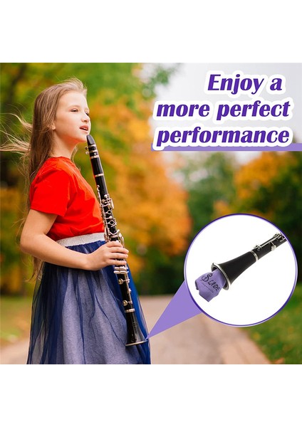 Slade 4 Pcs Clarinet Swab Klarnet Temizleme Bezi Iç Tüp Için Temiz Temizleyici Bezden Çekin Uygun Klarnet Flüt Saksı (Yurt Dışından) fırsatları