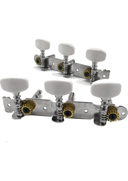 1R1L Klasik Gitar Kilitleme String Tuning Tuning Pegs Tuner Tuner Üç Pozisyon Çelik Sütun Düğmesi Tuner (Yurt Dışından) fırsatları