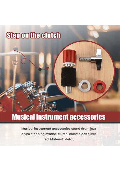 Merhaba Şapka Zil Standı Caz Davul Parçası Için Evrensel Alaşım Hi-Hat Debriyajı (Yurt Dışından) fırsatları