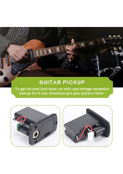 3 Bant Akustik Klasik Gitar Ekolayzer Guitarra Eq Preamp Kısa Bas Tonu Hacmi Ayarlanabilir Violao Pickup (Yurt Dışından) fırsatları
