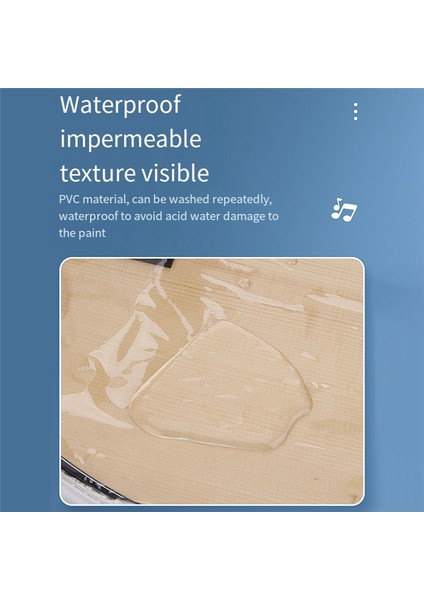 Gitar Tozu Kapağı Şeffaf Saydam Toz Geçirmez Su Geçirmez Akustik Elektrikli Gitar Kapağı Koruyucu Depolama Torbası (Yurt Dışından) indirimleri