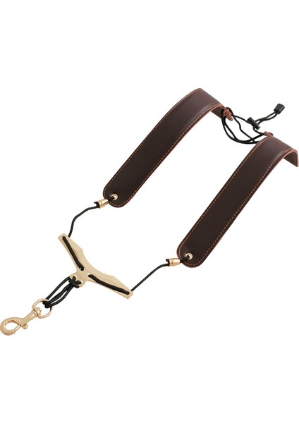 Saksafon Kayışları Pu Deri Katlanabilir Omuz Askısı Rüzgar Alet Aksesuarları Saksafon Omuz Askısı (Yurt Dışından)