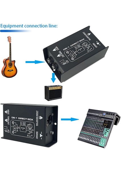 Pasif Empedans Dönüştürücü Di Efektler Ses Izolatörü Pasif Di Kutu Di Kutu Kutusu (Yurt Dışından) indirimleri