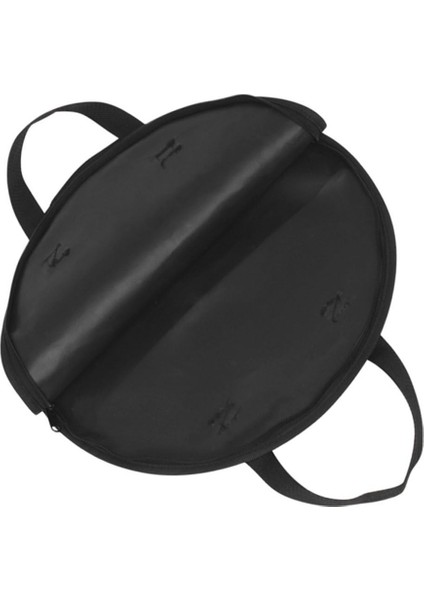 1pc Aptal Davul Torbası Tutucu Siyah Bavul Davul Enstrümanı Kayış Torbası Davul Ped Saklama Torbası Aptal Davul Taşıyan Tef Çantası (Yurt Dışından)