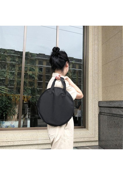 1pc Aptal Davul Torbası Tutucu Siyah Bavul Davul Enstrümanı Kayış Torbası Davul Ped Saklama Torbası Aptal Davul Taşıyan Tef Çantası (Yurt Dışından) indirimleri