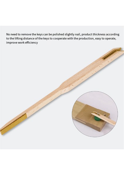 Piyano Onarım ve Tırnak Parlatma Çubuğu Seti, Piyano Bakımı Için Ahşap Tırnak Parlatma Parlatma Çubuğu (Yurt Dışından) indirimleri