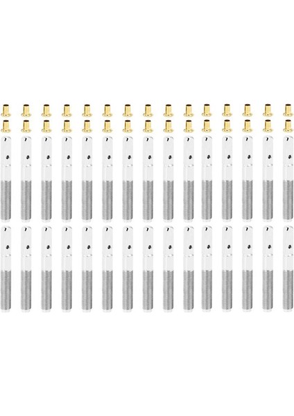 30PCS Tuning Pim Çivileri Pirinç Perçinli Lir Arp Küçük Arp Müzikal Telli Enstrüman (Yurt Dışından)