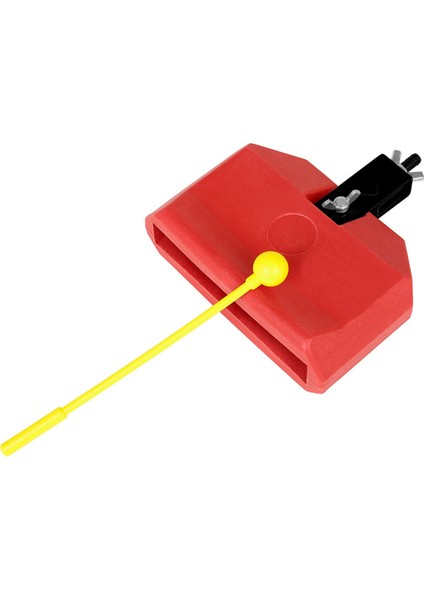 Davul Inek Çanı, Plastik Perküsyon Enstrümanları, Davul Seti Set Inek Çan Için Plastik Çubuk Çubuğu ile Gürültü Yapıcılarını Bloklar Davul Kırmızı (Yurt Dışından)