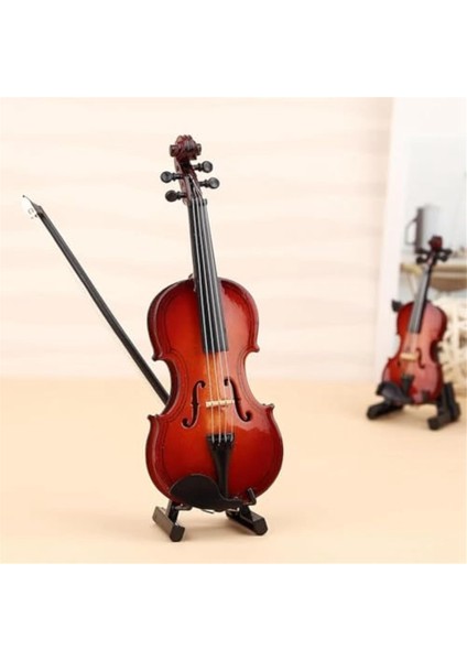 Sesli Minyatür Keman, Mini Müzik Aleti Dekorasyon Hediyesi, Keman Modeli Süslemesi (Yurt Dışından) fırsatları