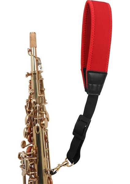 Saksafon Askısı Ayarlanabilir Tek Omuz Boyun Kayışı, Emek Tasarrufu Sağlayan Omuz Askısı, Siyah Çalıyor (Yurt Dışından) fırsatları