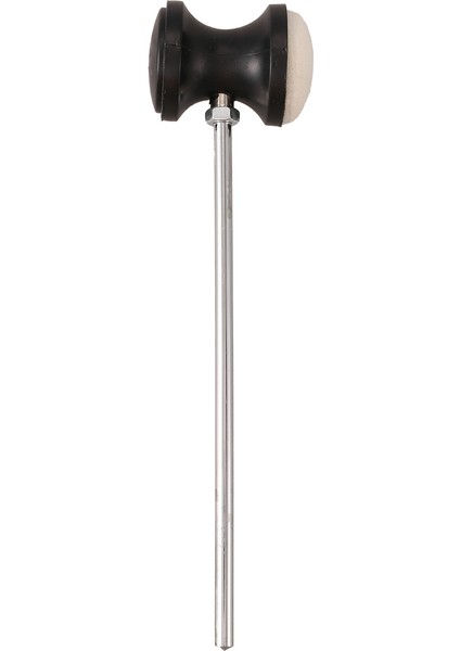 Paslanmaz Çelik ve Keçe Mili Siyah Davul Pedal Bas Davul Çırpıcı Enstrüman Aksesuar Parçası (Yurt Dışından)