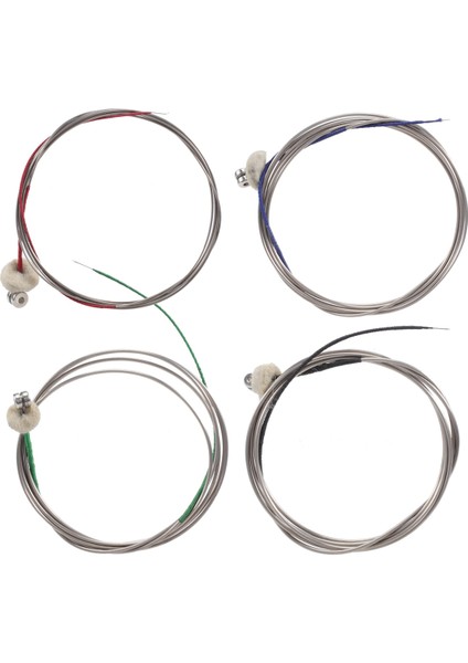 4pcs/set Dik Bas Dizeleri Çift Bas Dizeleri 4/4 3/4 1/2 1/4 1/8 Boyut 1. (Yurt Dışından) modelleri