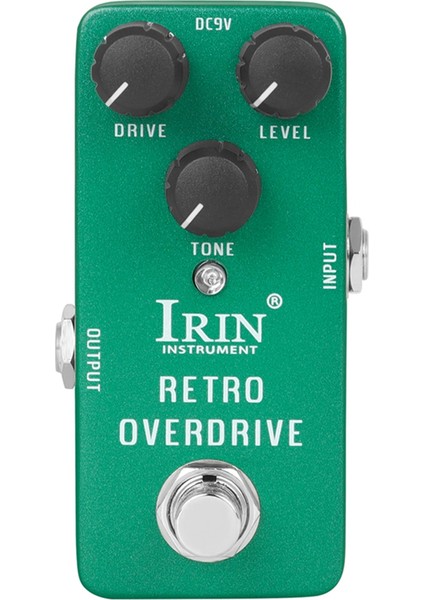Irin Efekt Elektro Gitar Etkisi Pedalı Gerçek Baypas Pedalı Metal Muhafaza Gitar Aksesuarları (Retro Overdrive) (Yurt Dışından) indirimleri