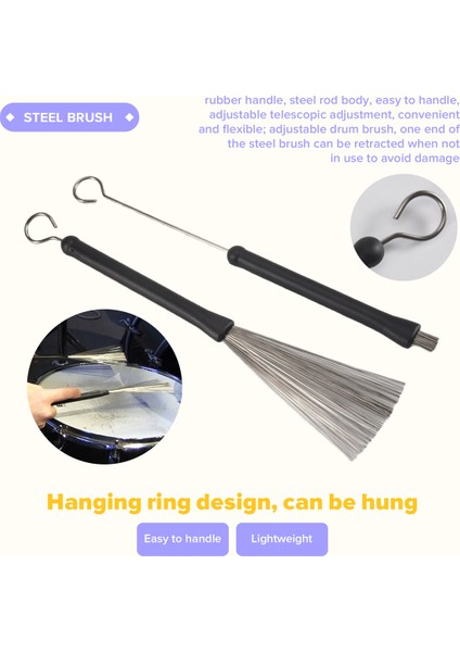 4pcs Drum Profesyonel Hafif Ahşap Akustik Davul Fırçaları Davul Sopa Araçları Kitler Seers Için Drum Oyuncuları (Yurt Dışından) indirimleri