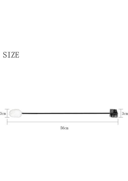 Saksafon Bükülmüş Boyun Iç Boşluk Çift Uçlu Naylon + Pamuk Temizleme Fırçası 50 Cm, Rüzgar Alet Boşluk Temizleme Fırçası (Yurt Dışından) modelleri