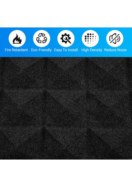 12PCS 30X30X5CM Ses Yalıtım Pamuk Ses Yalıtım Köpüğü Kayıt Stüdyo Piyano Odası Ses Izolasyon Köpüğü (Yurt Dışından) indirimleri