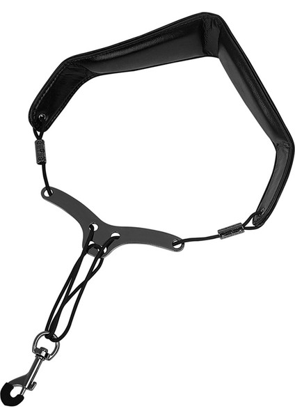 Saksafon Omuz Boyun Kayışı Ayarlanabilir Saksafon Çift Omuz Askısı Kablo Demeti Saksafon Müzik Aletleri Aksesuarlar Siyah (Yurt Dışından)