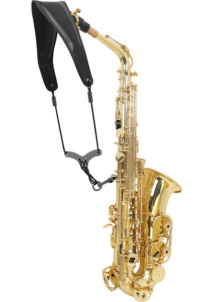 Saksafon Omuz Boyun Kayışı Ayarlanabilir Saksafon Çift Omuz Askısı Kablo Demeti Saksafon Müzik Aletleri Aksesuarlar Siyah (Yurt Dışından) modelleri