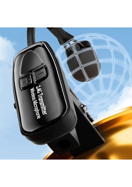 Saksafon Kablosuz Mikrofon Sistemi, Rüzgar Enstrümanları Için 2.4g Verici ve Alıcı, 164FT Aralık, Fiş ve Oyun (Yurt Dışından) fiyatları