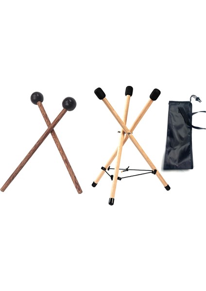 Davul Standı El Standı Soild Ahşap Trampet Standı Tripod Yapısı Davul Tutucu 10 Ila 15 Inç Perküsyon Enstrümanı (Yurt Dışından)