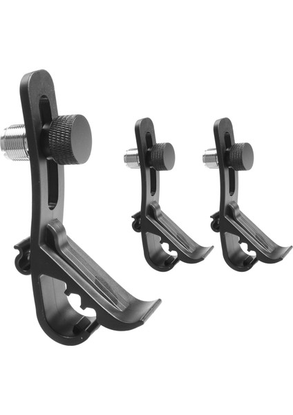 3 Adet Ayarlanabilir Klips Klipsli Şok Geçirmez Monte Mikrofon Montaj Kelepçesi Drum Montaj Mikrofon Tutucu Aksesuarlar (Yurt Dışından) fiyatları