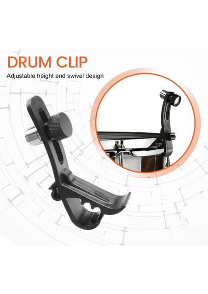 3 Adet Ayarlanabilir Klips Klipsli Şok Geçirmez Monte Mikrofon Montaj Kelepçesi Drum Montaj Mikrofon Tutucu Aksesuarlar (Yurt Dışından) indirimleri