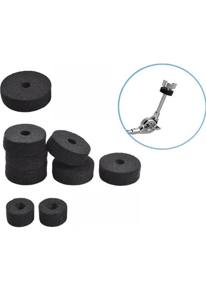 51PCS Zil Standı Kollu Zil Kılıfları Zil Yıkama Taban Kanat Fındıkları Zil Tamburu Yedek Parçaları (Yurt Dışından) indirimleri