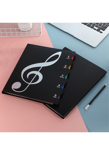 Notalar Klasörü, 60 Sayfa, Notalar/tutucu, Mektup Boyutuna Uyuyor A4, Yazılabilir ve Çıkarılabilir Koro Klasörü Mavi (Yurt Dışından) modelleri