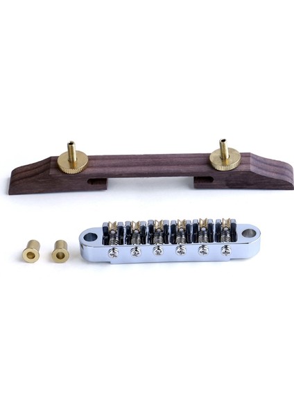Caz Gitar Aksesuarları Için Elektro Gitar Köprü Kaplamalı Gül Ağacı Taban Köprü Kuyruk Parçası (Yurt Dışından) fırsatları