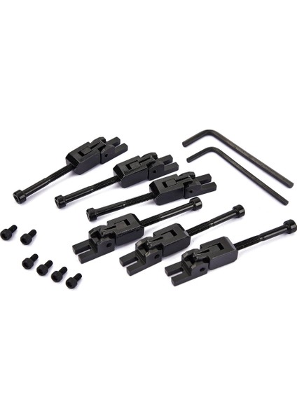 6pcs Metal Gitar Kilitli String Saddles Floyd-Rose Tremolo Köprü Parçaları (Yurt Dışından) modelleri