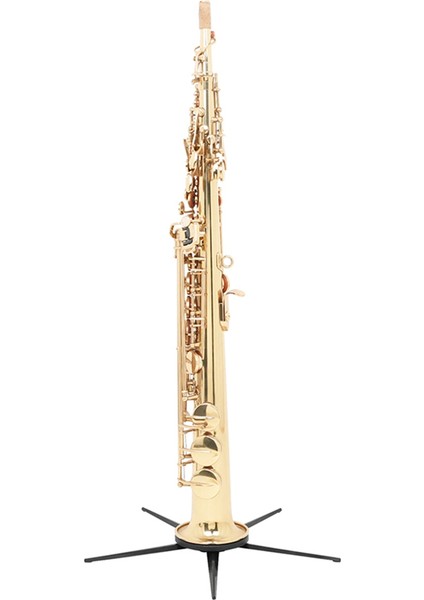 Soprano Saksafon Beş Ayaklı Braket Uygun Katlanabilir Braket Düz Tüp Saksafon Zemin Braketi Ekran Rafı (Yurt Dışından)