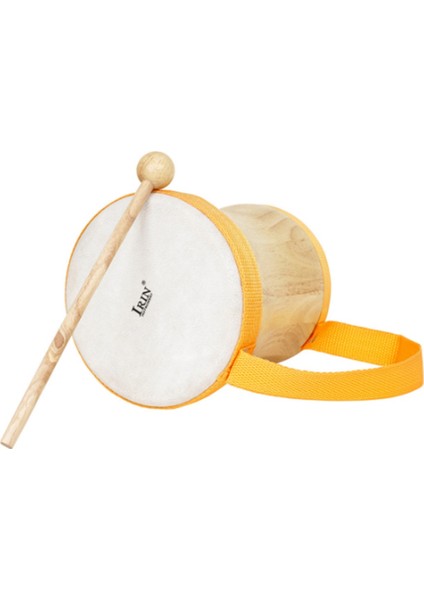 Erken Eğitim ve Çocuk Perküsyonu Için Irin Ahşap Bongo Davul, Ahşap Djembe Davul Seti (Turuncu) (Yurt Dışından)