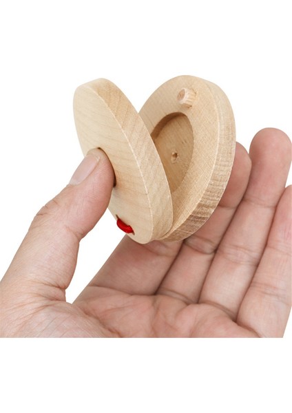 16PCS Castanetets Müzikal Cascaletets Enstrüman Ahşap Müzik Müzik Enstrümanı Çocuklar Için Perküsyon Enstrümanı Yetişkinler (Yurt Dışından) fırsatları