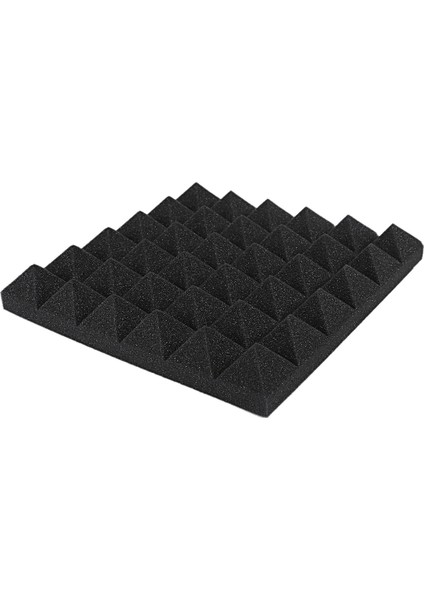 Kömür Akustik Köpük Fayans Ses Yalıtımı Köpük Panelleri Stüdyo Ses Dolgu 2 x 10 x 10 Inç (Siyah+Mavi) (Yurt Dışından) fırsatları