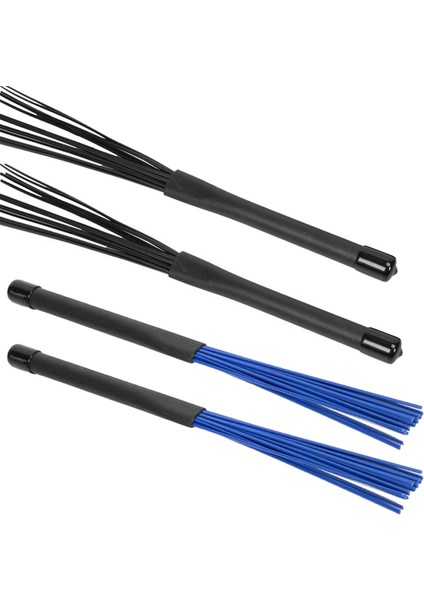 Rahat Kauçuk Saplı Geri Çekilebilir Tel Fırça Davul Çubuk Fırçası (Yurt Dışından)