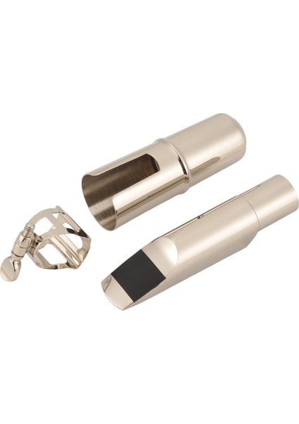 Silver Alto Saksafon Ağızlık Nikel Planlı Bakır Saksar Ağız Boyutu 6c 7c Klasik Caz Müzik Için (Yurt Dışından)