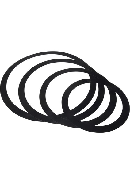 4pcs Perküsyon Sessiz Kapalı Pedler Davul Kiti Sessiz Pratiği Trampet Ped Sönümleyiciler Aksesuarları (Yurt Dışından)