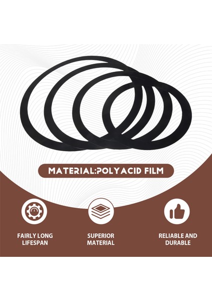 4pcs Perküsyon Sessiz Kapalı Pedler Davul Kiti Sessiz Pratiği Trampet Ped Sönümleyiciler Aksesuarları (Yurt Dışından) fırsatları