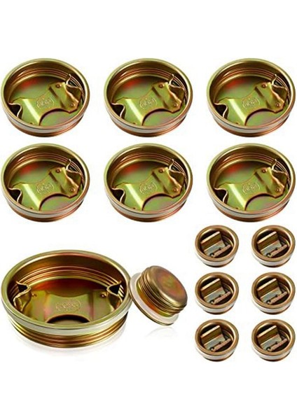 12 Paket Çelik Bung Tapası Drum Bung 6cm ve 3cm Bung Delik Kapağı 55 Galon Davul Kapakları Kaplamalı Kaplamalı Metal Bung Kapakları (Yurt Dışından) fiyatları