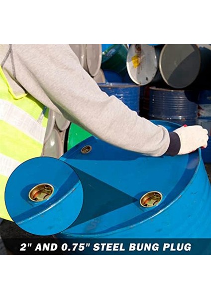 12 Paket Çelik Bung Tapası Drum Bung 6cm ve 3cm Bung Delik Kapağı 55 Galon Davul Kapakları Kaplamalı Kaplamalı Metal Bung Kapakları (Yurt Dışından) indirimleri