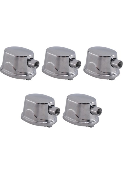 5pcs Gümüş Alaşım Davul Kiti Dikdörtgen Pençe Kanca Lug Tek Uçlu Davul Perküsyon Aksesuarı Yedek Parçalar (Yurt Dışından)