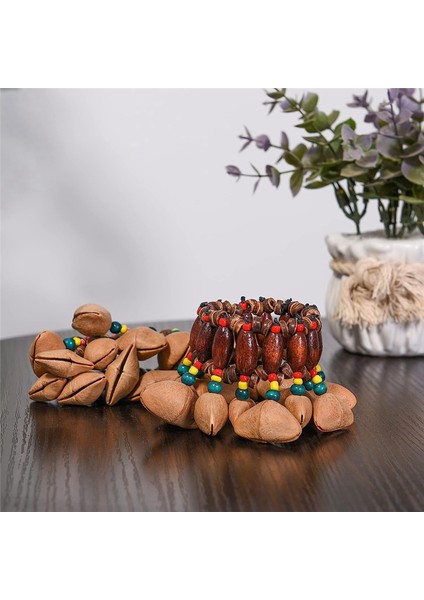 2 Adet Tohum Kabuğu Dans Bilezikleri, Fındık Bandı Bileği Dans, Yoga, Meditasyon, Asmr ve Ses Terapisi Için (Yurt Dışından) indirimleri