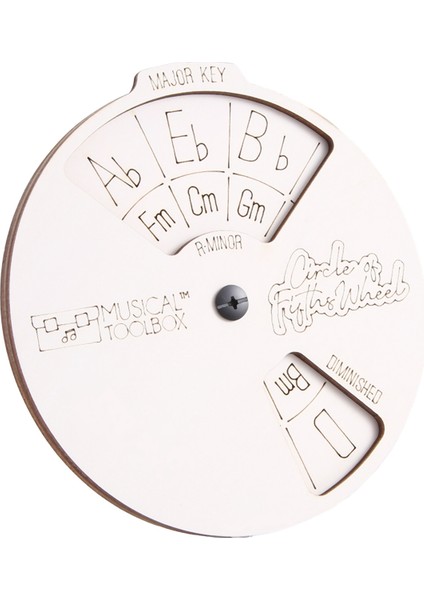 Ahşap Melodi Aracı, Müzisyenler Için Beşinci Çember, Akor Kombinasyonlarını Kolayca Bulmak Için. (Beyaz) (Yurt Dışından) indirimleri