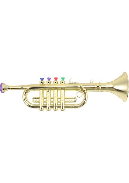 Çocuk Müzik Aletleri Çocuk Sahnesi Performansı Dört Ton Trompet (Temel Trompet Kurulu) Altın (Yurt Dışından)