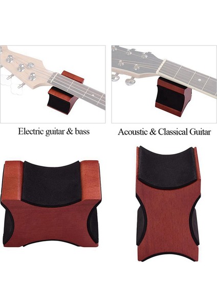 Muspor Gitar Boyun Rest, String Instrument Ahşap Boyun Yengeç Boyun Braketi Destek Yastığı Gitar Iş Istasyonu (Yurt Dışından) indirimleri