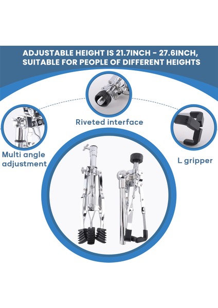 Trampet Standı, Konser Trampet Standları Ayarlanabilir Trampet Stand 8 Inç-14 Inç Davul, Çelik Dil Davul Için (Yurt Dışından) fırsatları