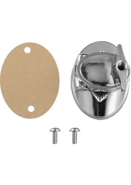 Bas Drum Montaj Braketi Krom Zemin Drum Bacak Braketi Perküsyon Enstrüman Aksesuarları (Yurt Dışından)